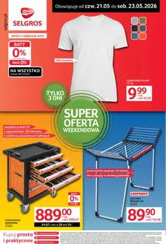 Pogląd gazetki "Selgros cash&carry gazetka - Oferta weekendowa" ze sklepu Selgros cash&carry ważnej od 21.05.2026