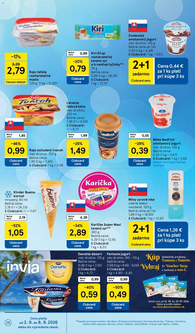 Nový Tesco leták od 02.09.