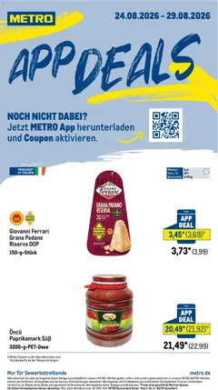Vorschau von dem Prospekt des Geschäftes Metro, gültig ab dem 24.08.2026