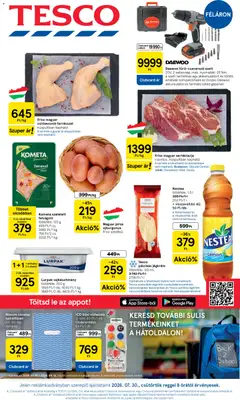 Tesco - Tesco aktuális akciós újság megtekintése, amely érvényes 2026.07.30.-től