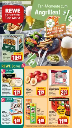 Vorschau von dem Prospekt des Geschäftes Rewe, gültig ab dem 13.07.2026