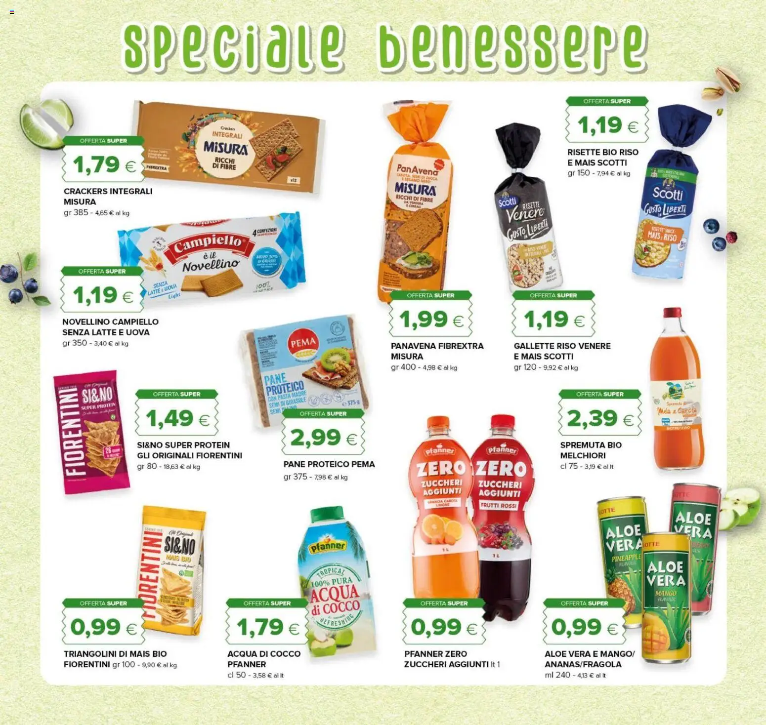 Anteprima dell'opuscolo Oasi volantino Spoltore dal negozio Oasi valido da 04/09/2026 - Pane, Latte, Crackers, Uova, Cocco, Arancia, Semi di girasole, Gallette