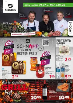 Vorschau von dem Prospekt des Geschäftes Selgros, gültig ab dem 09.07.2026