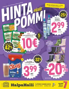 Kaupan Halpa Halli Halpa Halli tarjoukset esikatselu, voimassa 05/08/2026