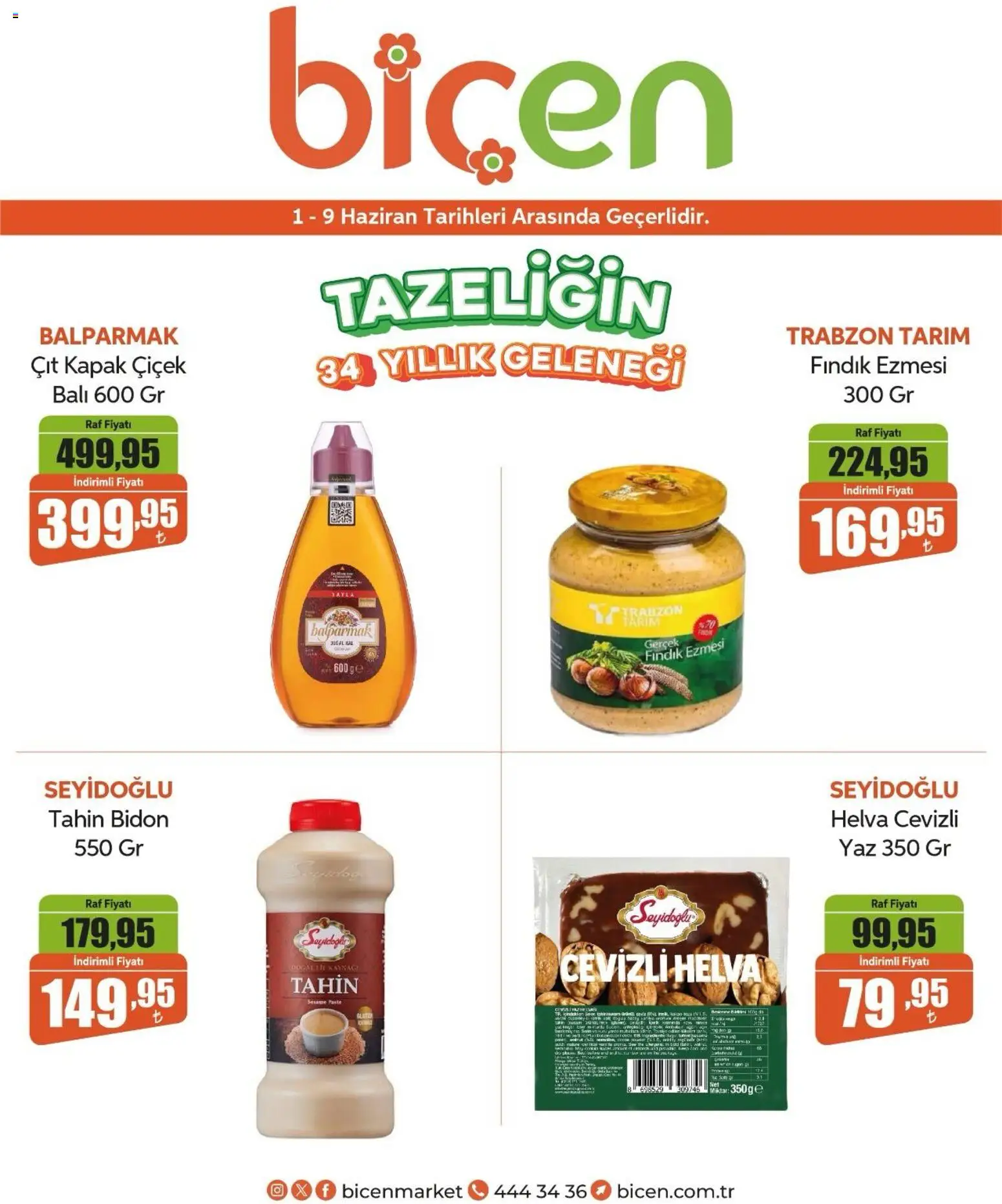 Biçen Market Biçen Market Katalog 01.06.2026 - Broşürünün önizlemesi
