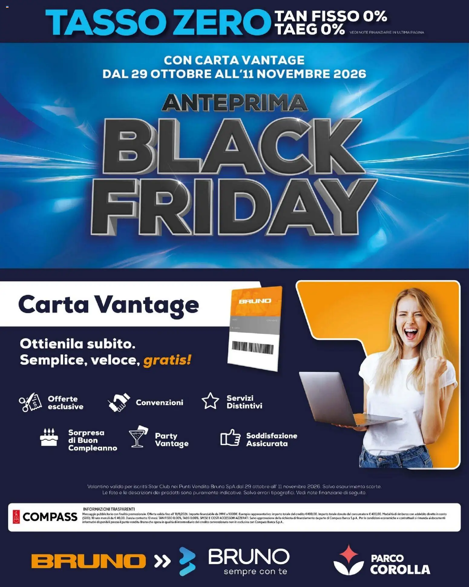 Anteprima dell'opuscolo BRUNO Black Friday ML dal negozio BRUNO valido da 29/10/2026 - Tè