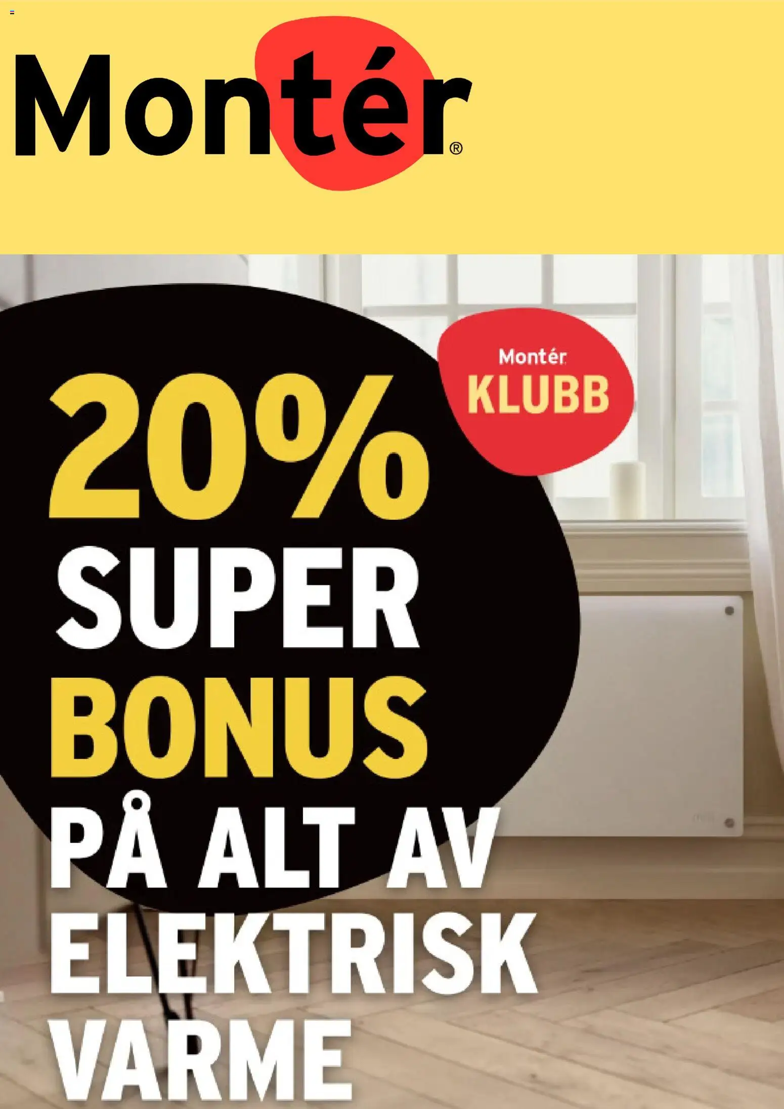 Forhåndsvis Montér kundeavis fra butikk Montér gyldig fra 15/09/2026