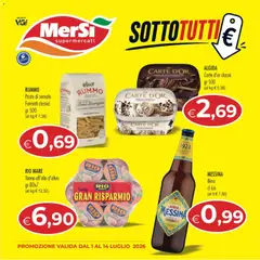 Anteprima dell'opuscolo MerSi Supermercati volantino dal negozio MerSi Supermercati valido da 01/07/2026
