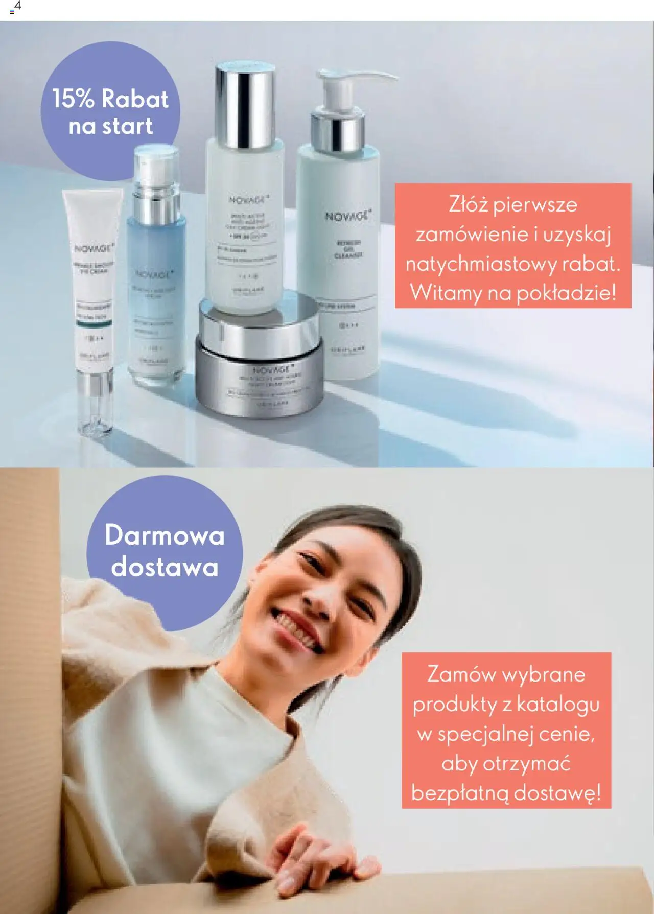 Pogląd gazetki "Strefa Korzyści" ze sklepu Oriflame ważnej od 23.01.2024