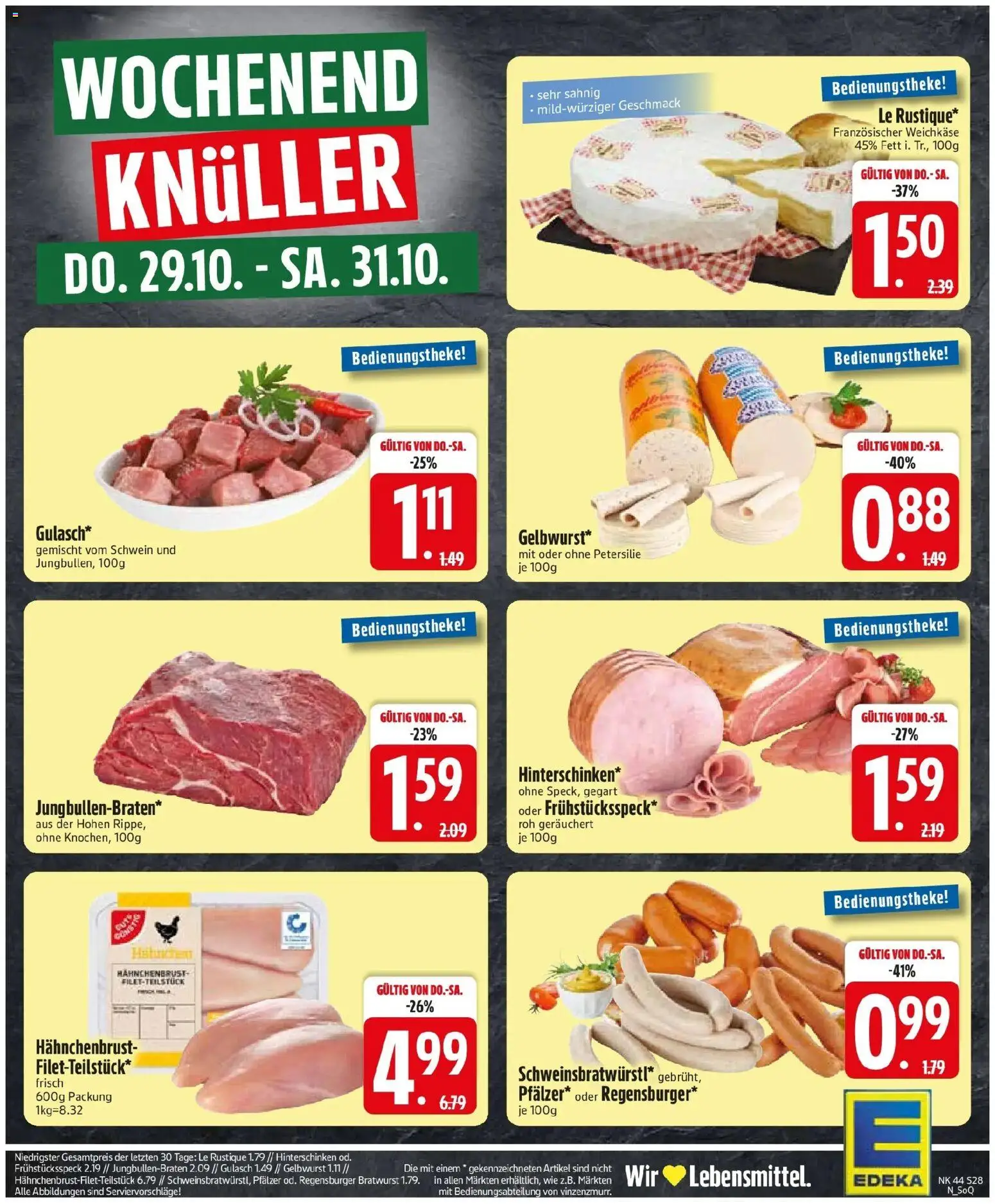 Vorschau von dem Prospekt des Geschäftes Edeka, gültig ab dem 26.10.2026