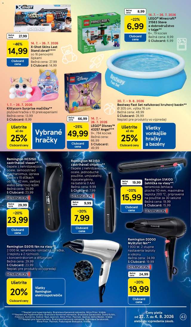 Nový Tesco leták od 22.07.