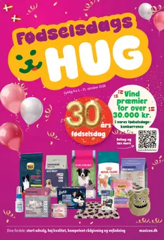 Eksempel på tilbudsavis Maxi Zoo - Tilbudsavis fra butik Maxi Zoo gyldig fra 01/10/2026
