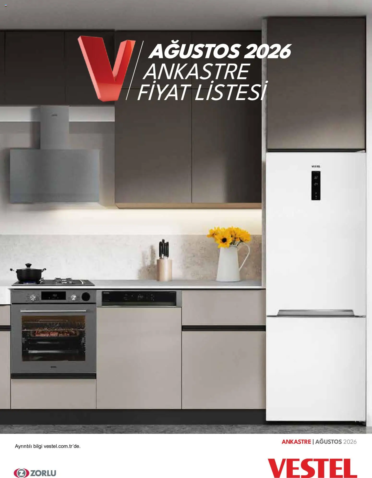 Vestel Vestel - Ankastre Ürünler 01.08.2026 - Broşürünün önizlemesi