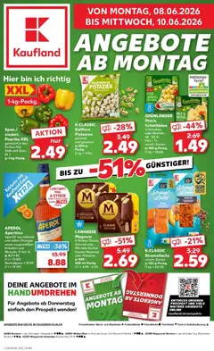 Vorschau von dem Prospekt des Geschäftes Kaufland, gültig ab dem 08.06.2026