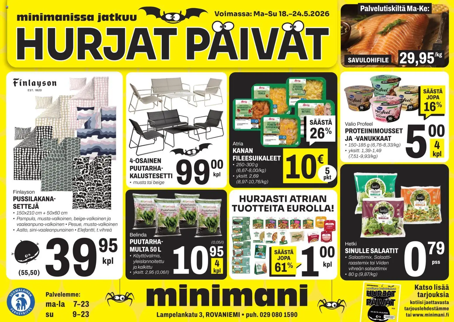 Kaupan Minimani Minimani tarjoukset - Rovaniemi esikatselu, voimassa 18/05/2026