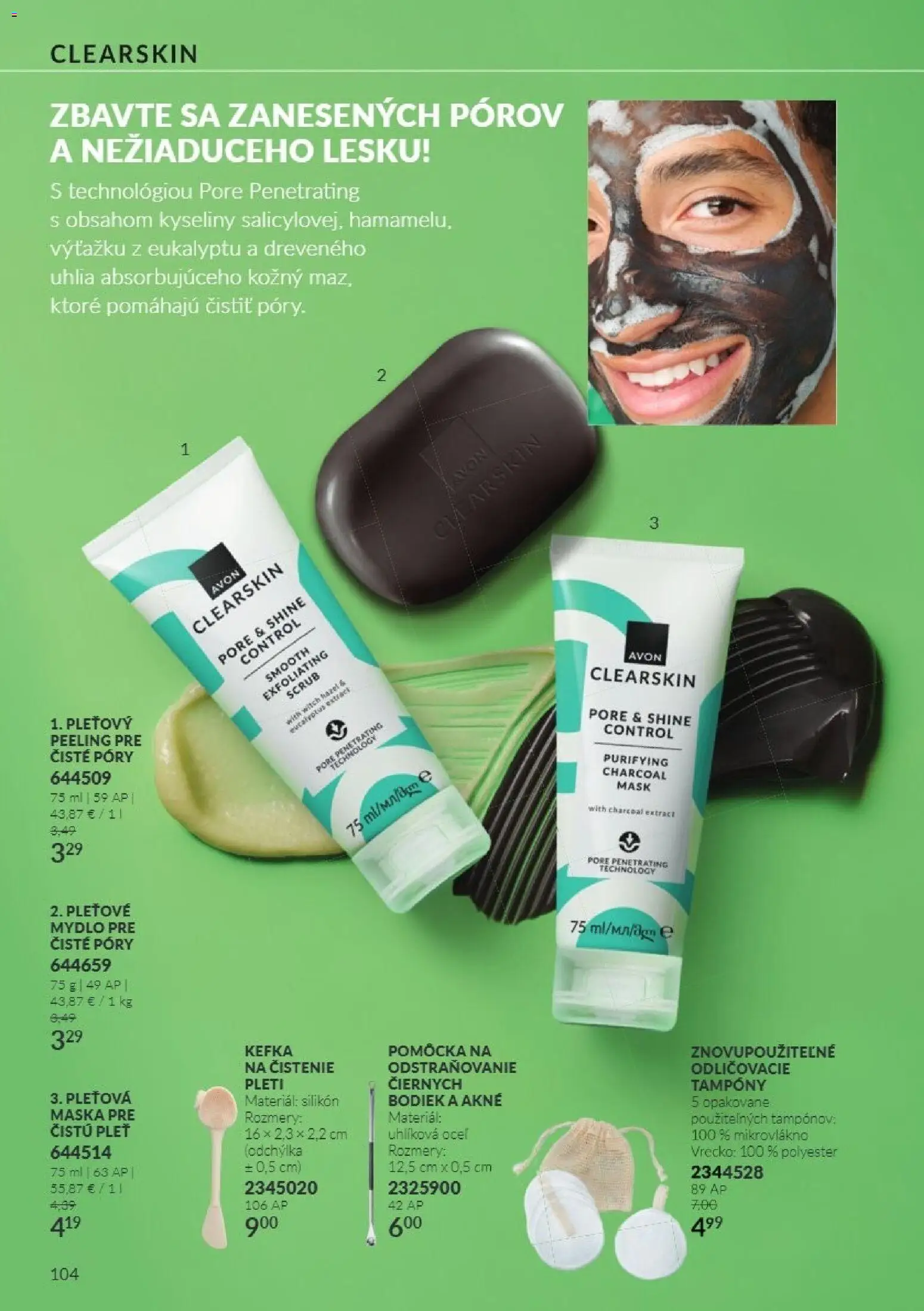 Náhľad Avon letáku platného od 01.11.2026 - Maska, Mydlo, Peeling