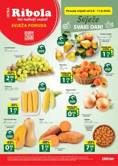 Pregled letka Ribola Svježa Ponuda trgovine Ribola vrijedi od 06.08.2026