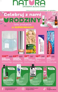 Pogląd gazetki "Drogerie Natura gazetka" ze sklepu Drogerie Natura ważnej od 01.10.2026