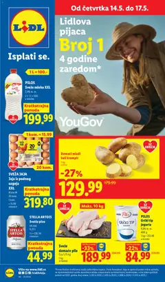 Pregled Lidl kataloga - važi od 14.05.2026