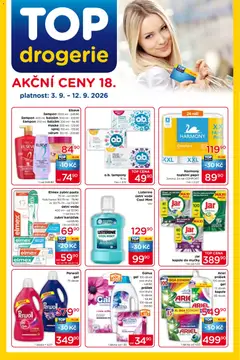 Náhled nabídky: Top drogerie Top drogerie leták platný od 03.09.2026