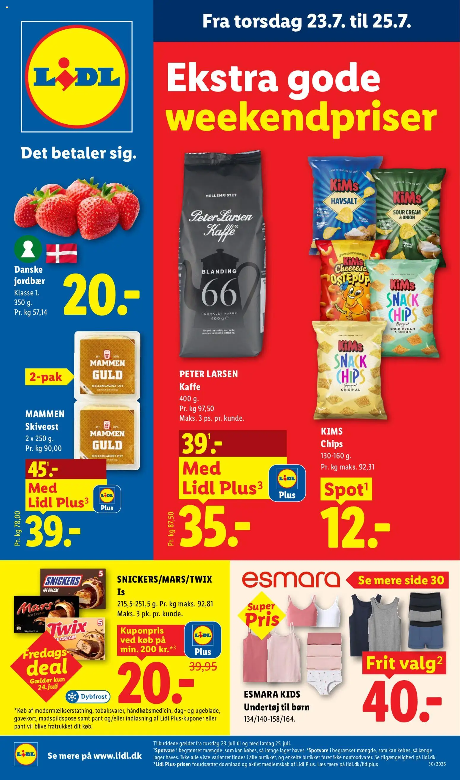 Eksempel på tilbudsavis Lidl - Tilbudsavis fra butik Lidl gyldig fra 19/07/2026