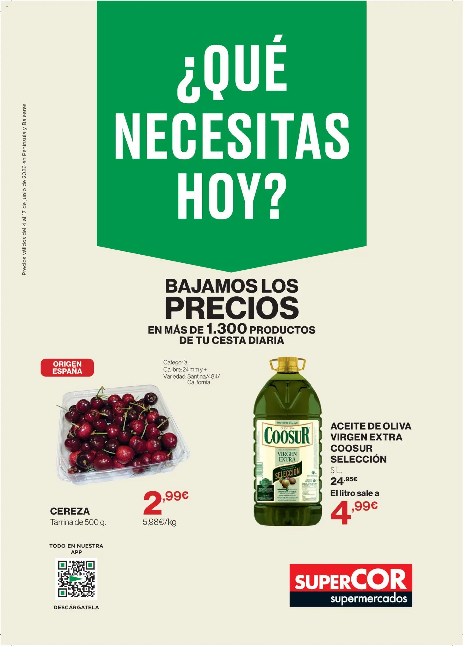 Vista previa del folleto de la tienda Supercor válido desde el 04/06/2026 