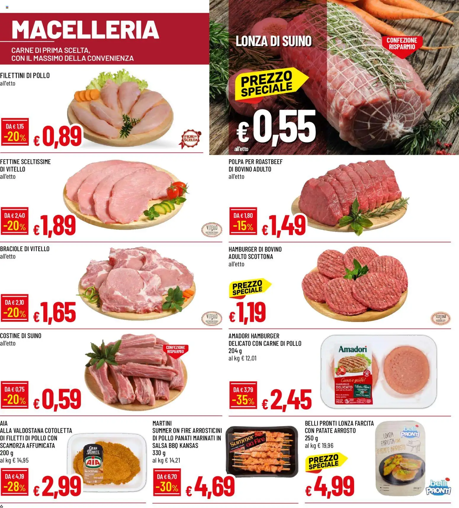 Anteprima dell'opuscolo Galassia volantino dal negozio Galassia valido da 07/09/2026 - Pollo, Carne, Arrosticini, Bovino, Martini, Vitello, Suino, Arrosto