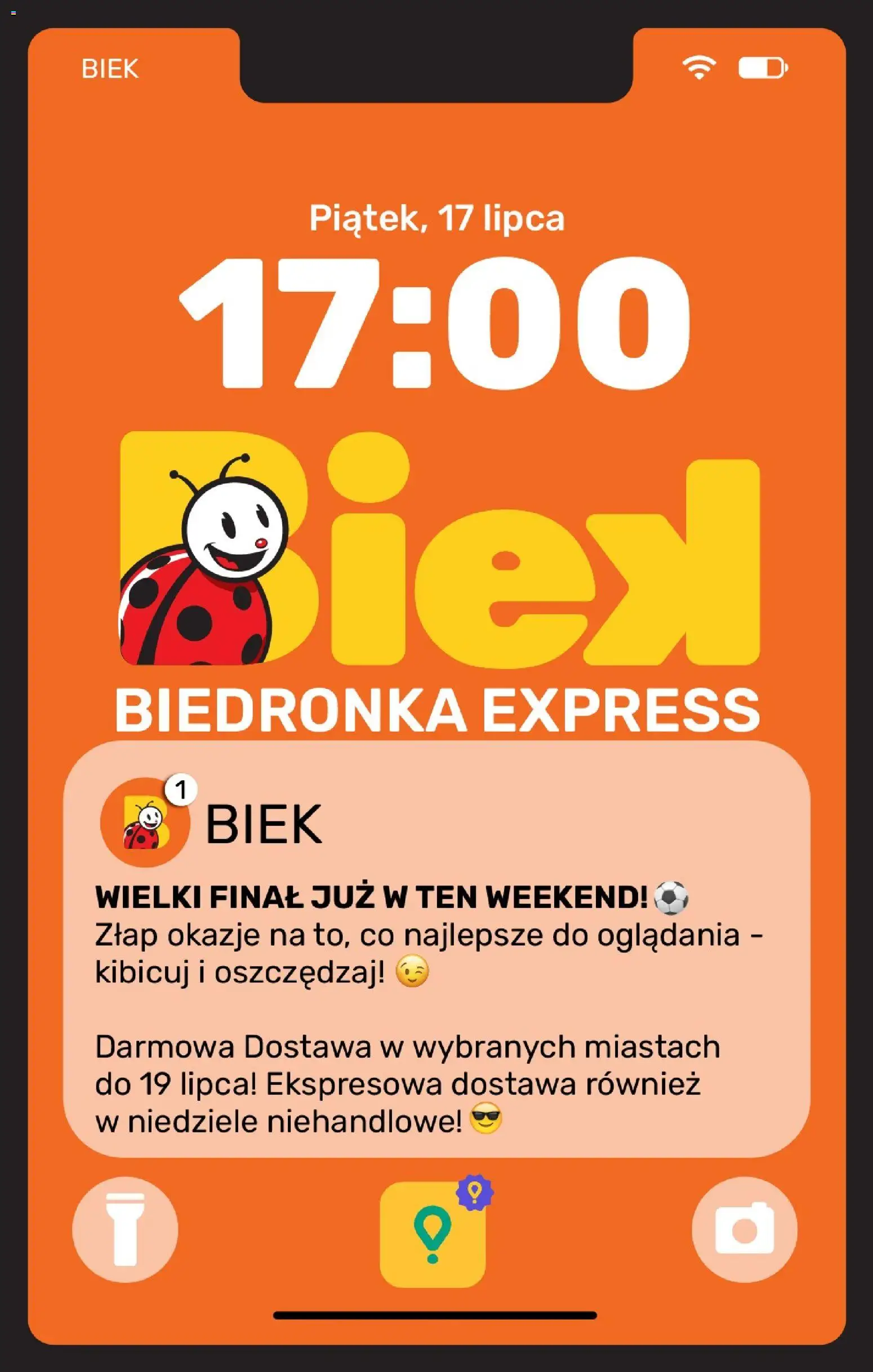 Pogląd gazetki "Biedronka gazetka - Biek" ze sklepu Biedronka ważnej od 17.07.2026