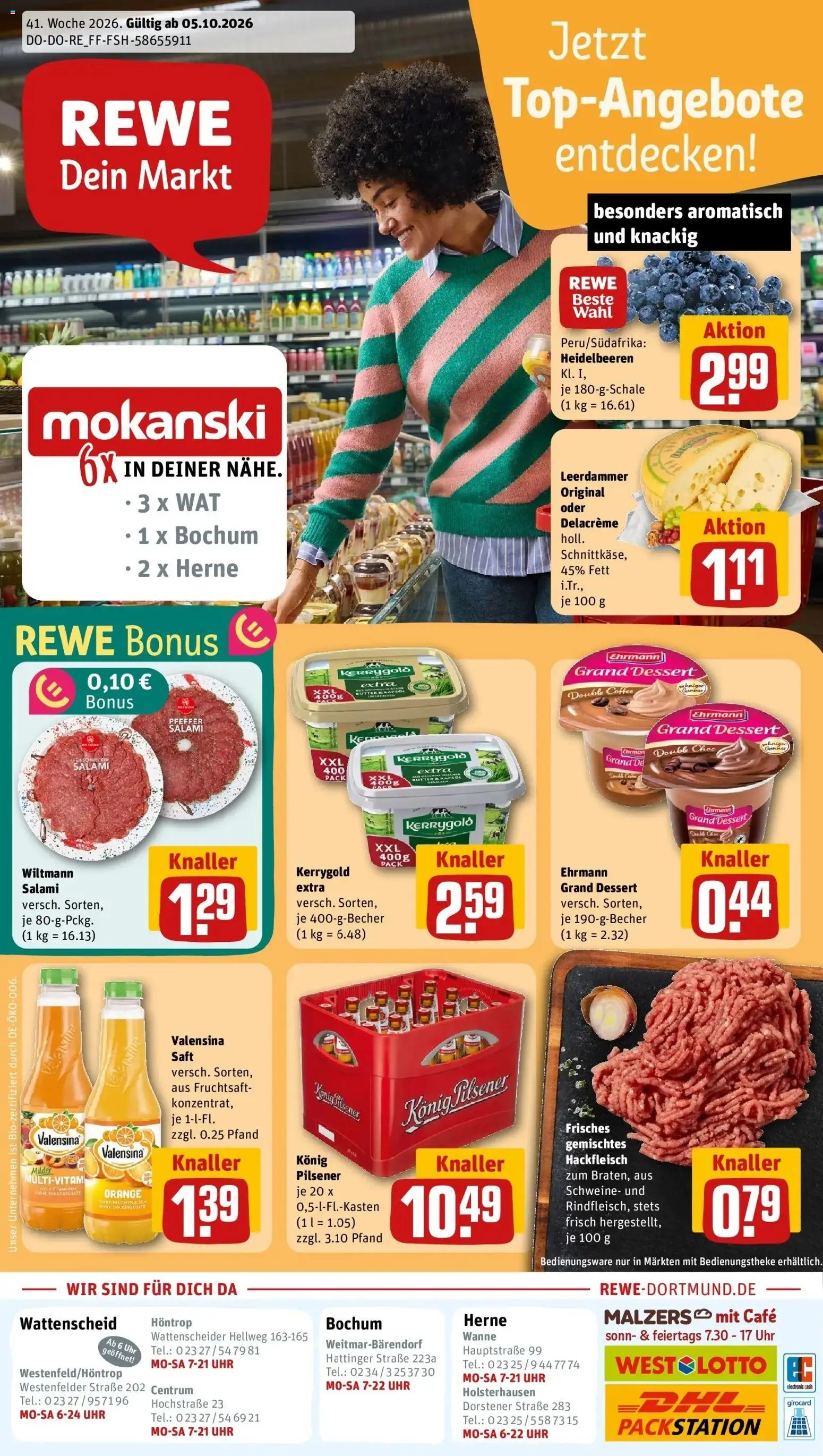 Vorschau von dem Prospekt des Geschäftes Rewe, gültig ab dem 05.10.2026