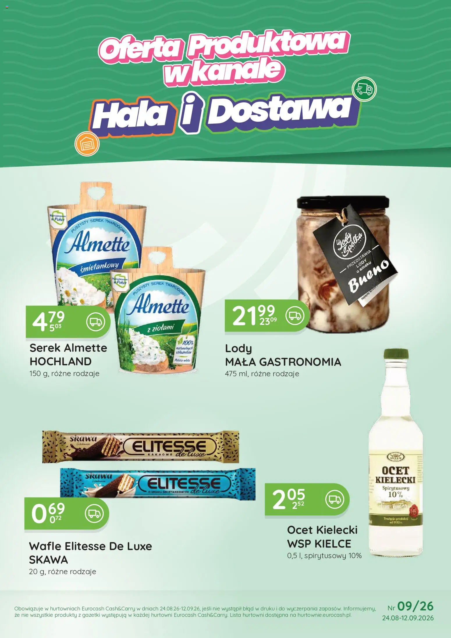 Pogląd gazetki "Eurocash gazetka - Oferta Handlowa" ze sklepu Eurocash ważnej od 24.08.2026