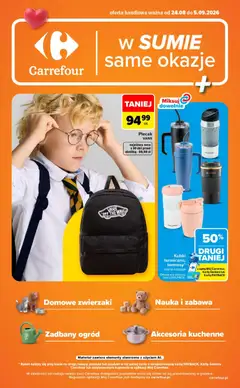Pogląd gazetki "Carrefour gazetka - Same okazje" ze sklepu Carrefour ważnej od 24.08.2026