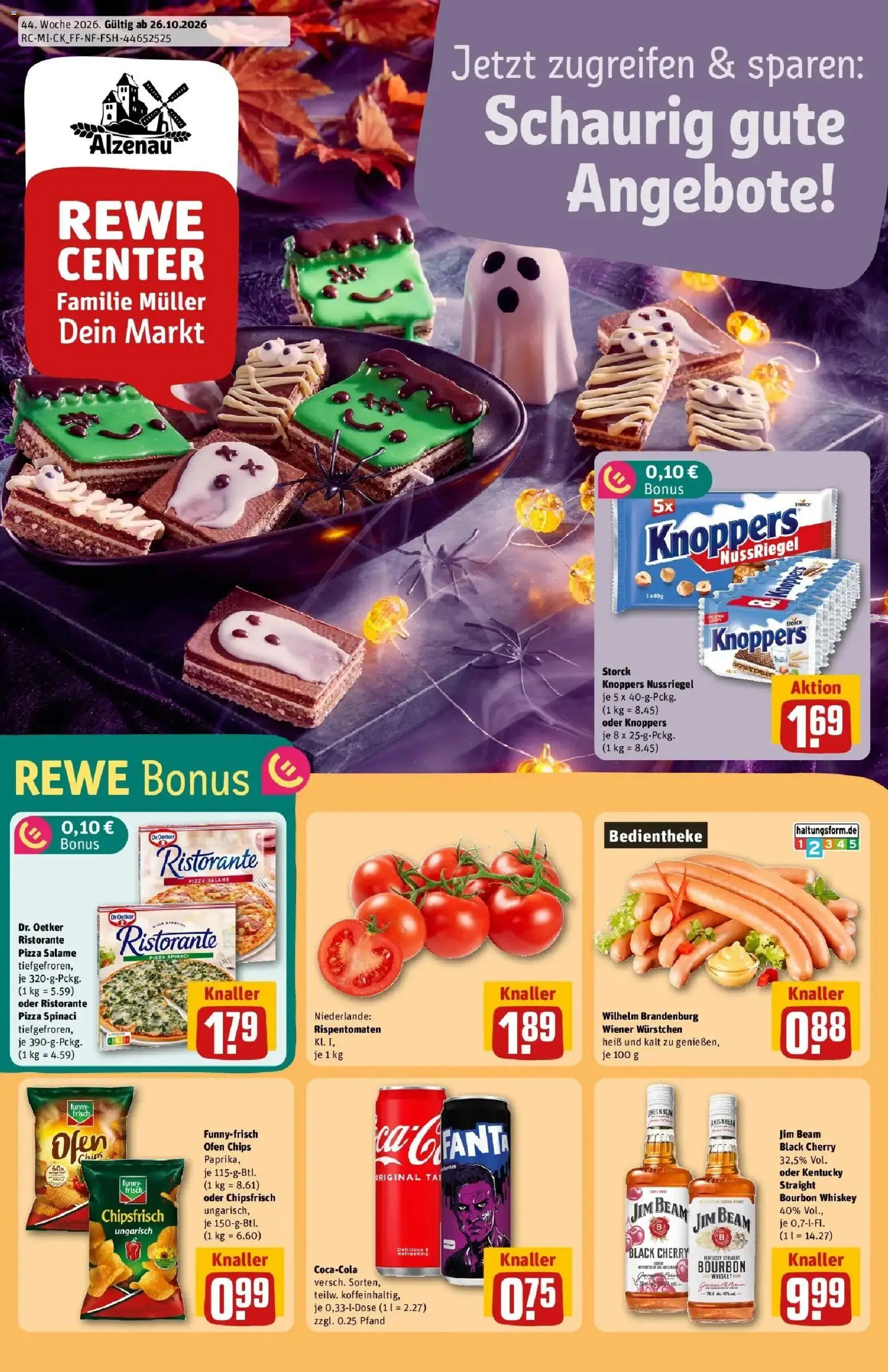 Vorschau von dem Prospekt des Geschäftes Rewe, gültig ab dem 26.10.2026