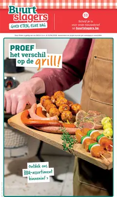 Voorbeeld van Buurtslagers Folder / Publicité van winkel Buurtslagers geldig vanaf 24/04/2026