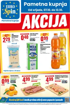 Pregled letka Eurospin Katalog trgovine Eurospin vrijedi od 07.10.2026