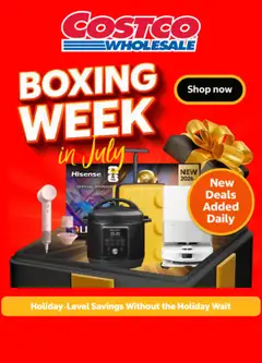 Preview of catalogue Costco Catalogue - Boxing Week from shop Costco valid 06/07/2026