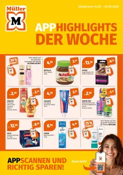 Vorschau des Merkblatts Müller aktionen vom Shop Müller gültig von 14.05.2026 bis 20.05.2026