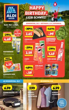 Vorschau des Merkblatts Aldi aktionen vom Shop Aldi gültig von 30.07.2026 bis 05.08.2026
