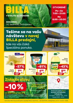 Náhľad Billa letáku platného od 22.07.2026
