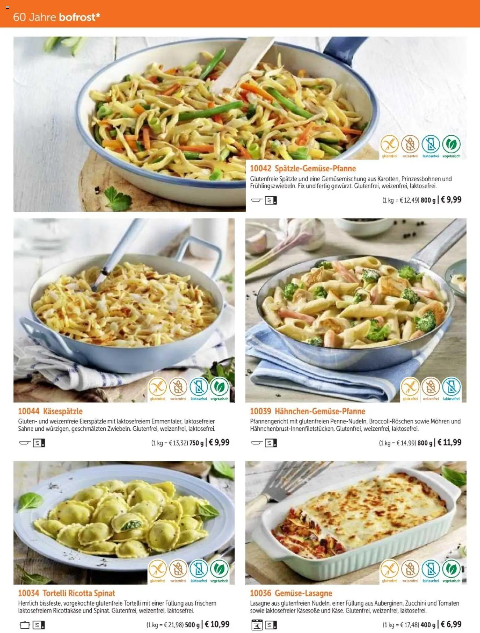 Vorschau von dem Prospekt des Geschäftes Bofrost, gültig ab dem 07.09.2026 - Lasagne, Zucchini, Sahne, Tomaten, Mohren