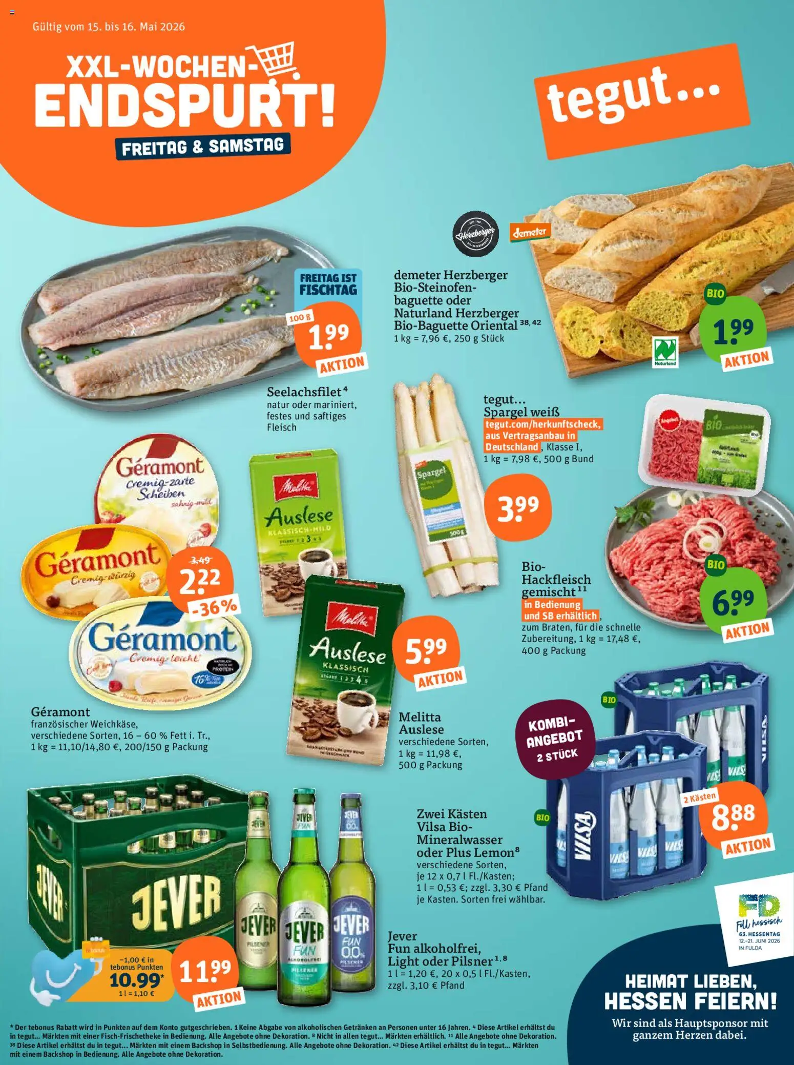 Vorschau von dem Prospekt des Geschäftes Tegut, gültig ab dem 11.05.2026