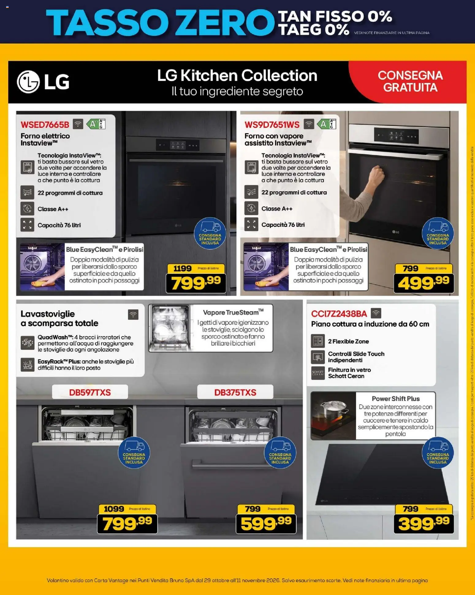 Anteprima dell'opuscolo BRUNO Black Friday ML dal negozio BRUNO valido da 29/10/2026 - Forno, Lavastoviglie, Piano cottura a induzione, Forno elettrico, Piano cottura