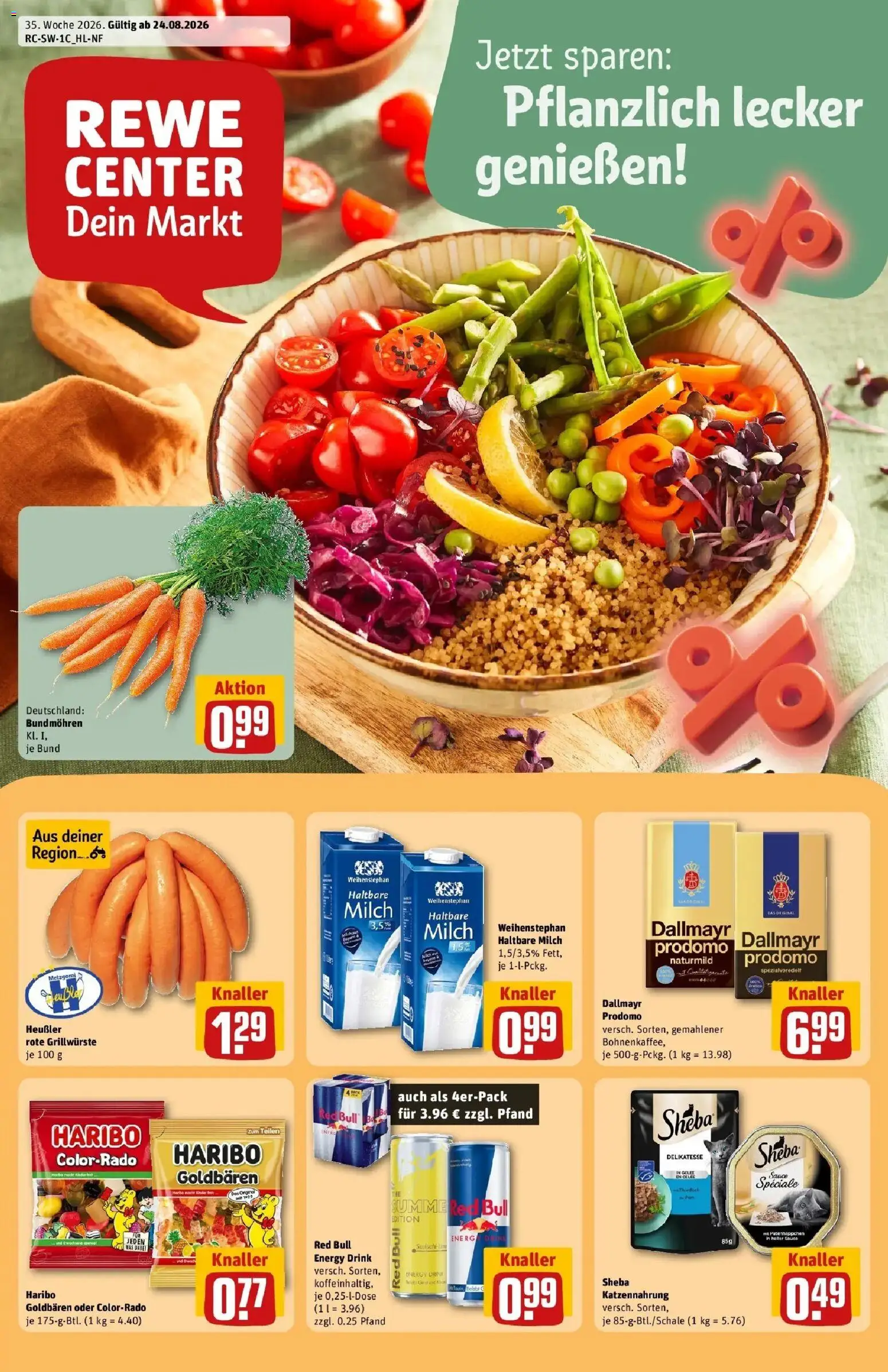 Vorschau von dem Prospekt des Geschäftes Rewe, gültig ab dem 24.08.2026