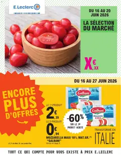 Prévisualisation de E.Leclerc catalogue du magasin E.Leclerc formulaire valide 16/06/2026