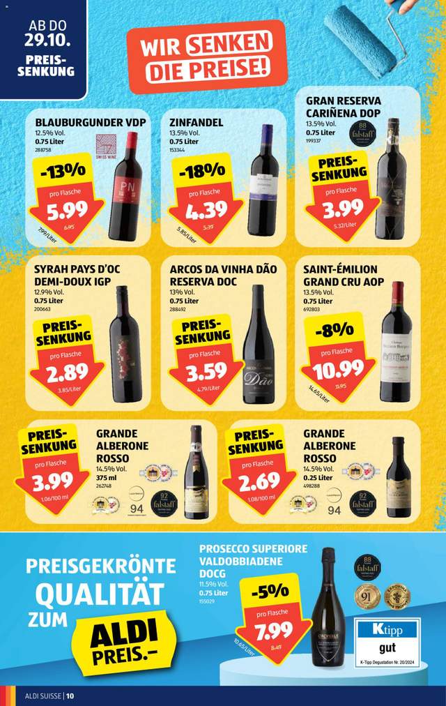 Neue Aldi Aktionen ab 29.10.