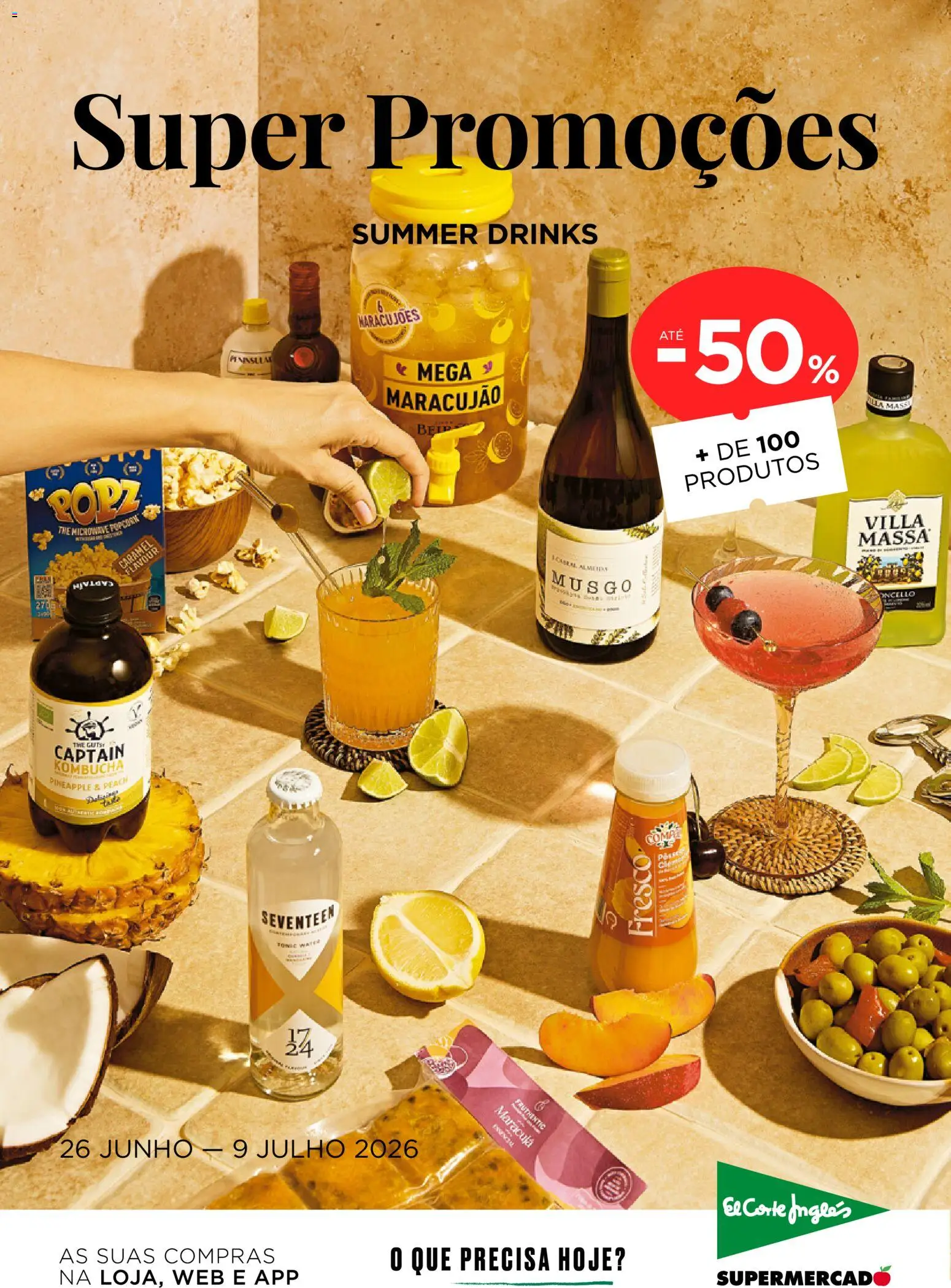 Pré-visualização do folheto da loja El Corte Ingles válida a partir de 26/06/2026 - Kombucha