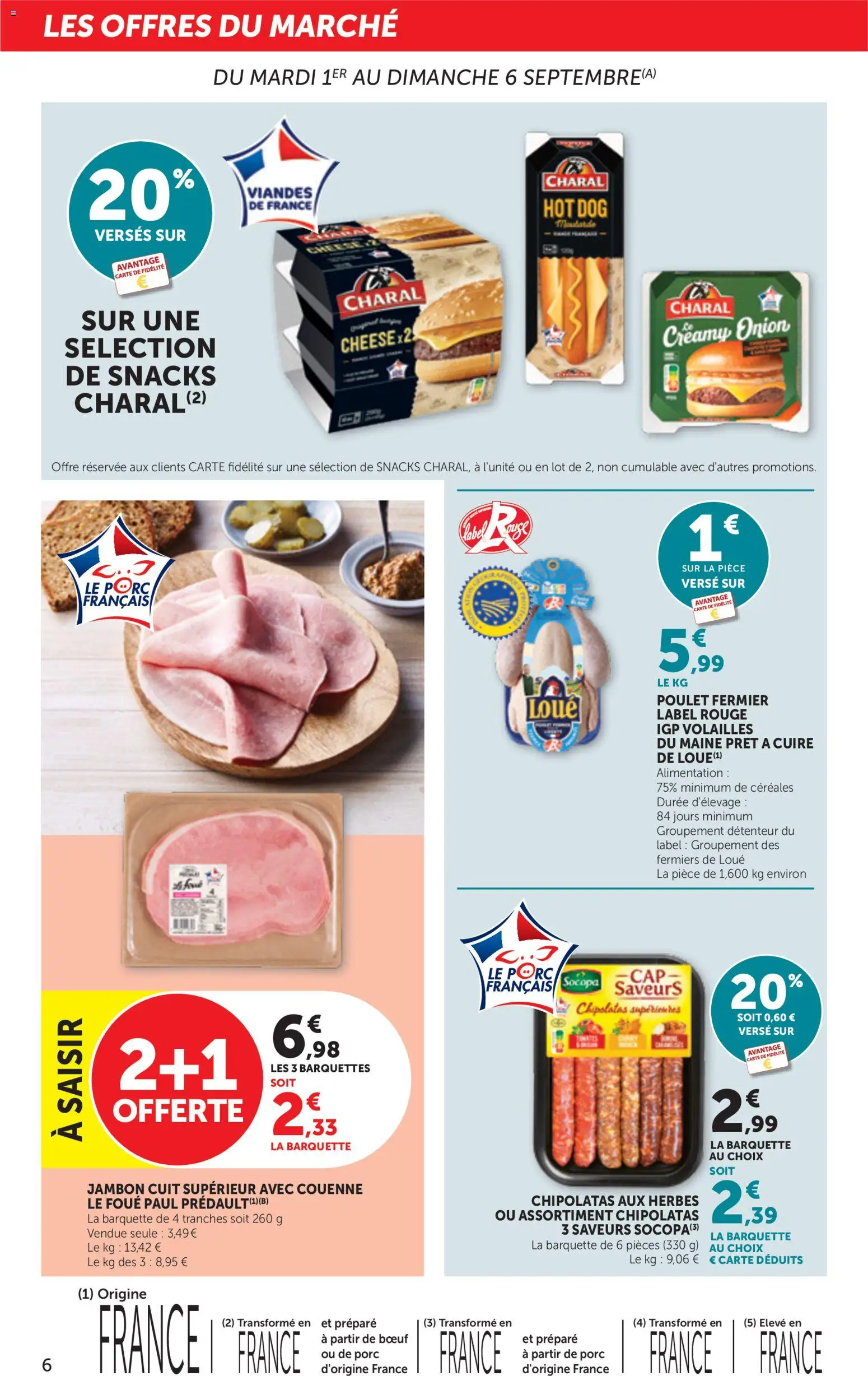 Prévisualisation de bi1 Maxi la beauté à prix bas du magasin bi1 formulaire valide 01/09/2026 - Snacks, Alimentation, Poulet, Hot dog, Jambon, Céréales, Chipolatas, Porc