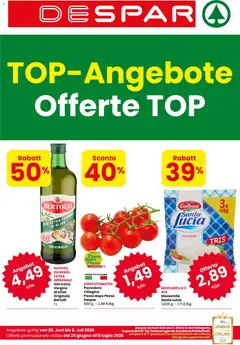 Anteprima dell'opuscolo Despar volantino Bolzano dal negozio Despar valido da 25/06/2026