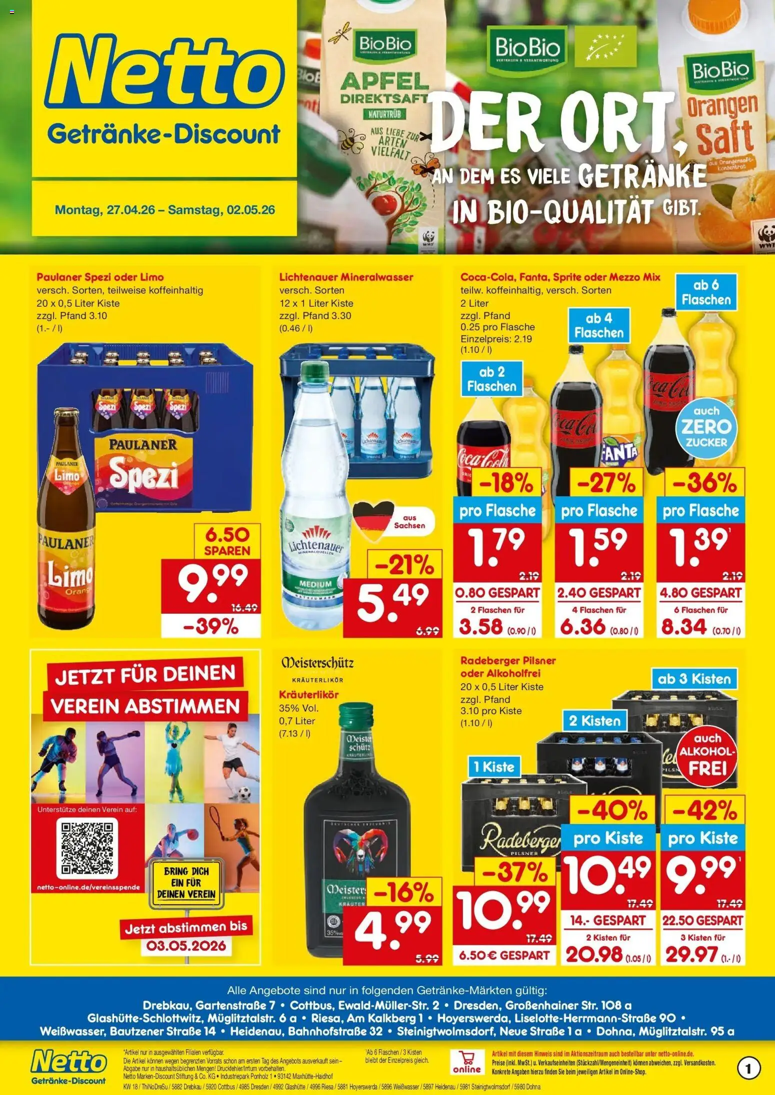 Vorschau von dem Prospekt des Geschäftes Netto Marken-Discount, gültig ab dem 27.04.2026