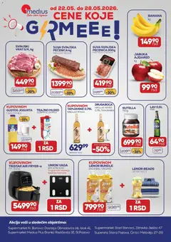 Pregled Medius kataloga - važi od 22.05.2026