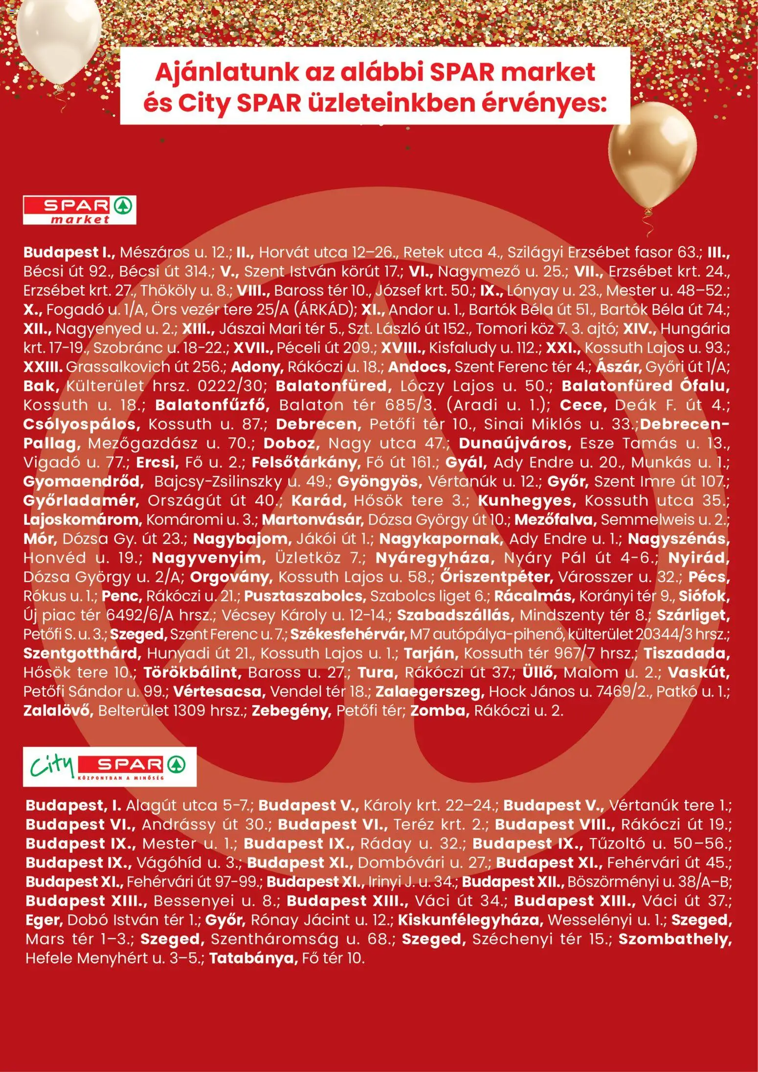 Spar Market - Spar Market akciós újság megtekintése, amely érvényes 2026.10.22.-től - Jácint, Mars, Retek